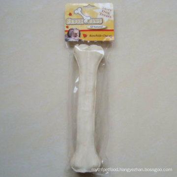 Dog Chews 10.5" White Bleached Pressed Bone Pet Food